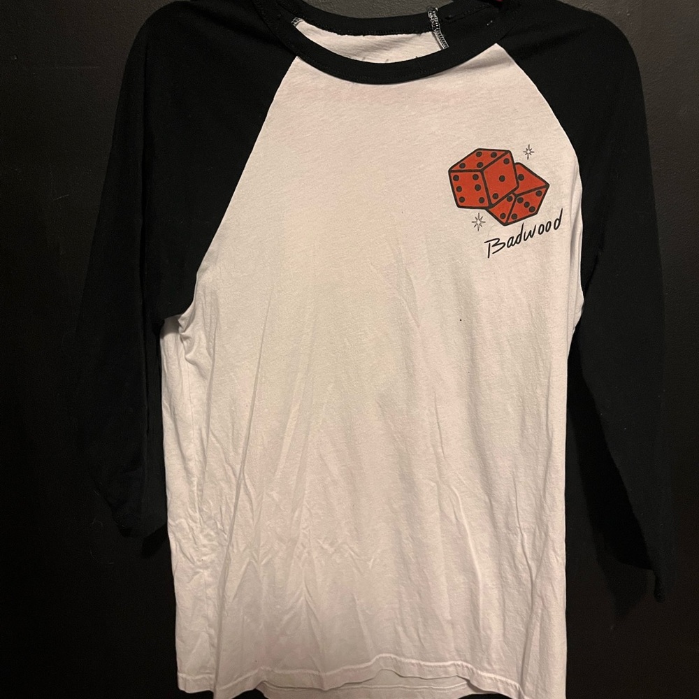 Baseball bad wood tee